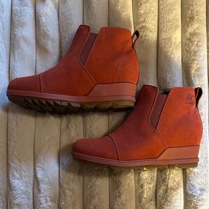 Sorel Women's Red Ankle Booties